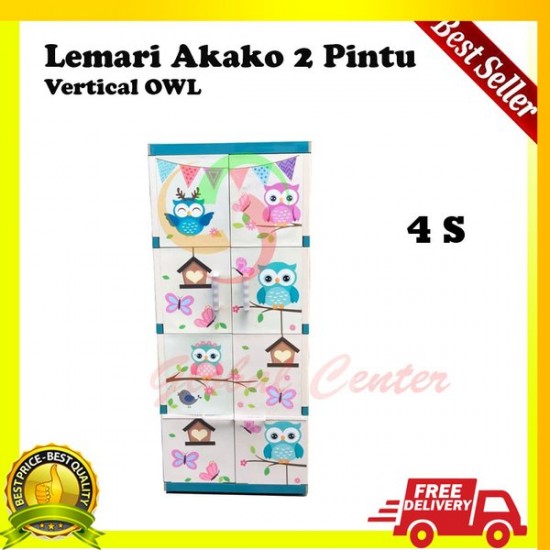 LEMARI OWL A2V SUSUN 4 AKAKO