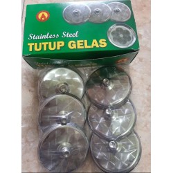 TUTUP GELAS STAINLESS (K) T-125