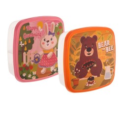 LUNCH BOX BEAR AND BEE 500 ML TW-LB 35