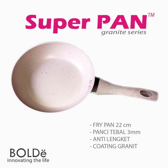 FRY PAN 22 CM GRANITE BEIGE SERIES