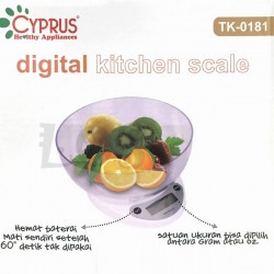 DIGITAL KITCHEN SCALE 5 KG TK-0181