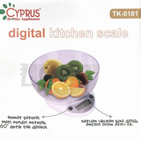 DIGITAL KITCHEN SCALE 5 KG TK-0181