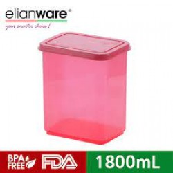 Elianware Food Case Rectangle BPA Free Toples Kotak Makanan 1800ml E-1773