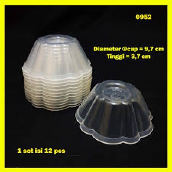 Cetakan Agar Agar Robyn set 12 pcs (GL 0952) Green Leaf