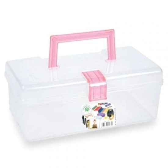Kotak Box Hampers Obat Marco Case 4131 Green Leaf Dgn Handle Pegangan