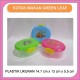 KOTAK BEKAL SEKOLAH Green Leaf 7363 - 530 ml