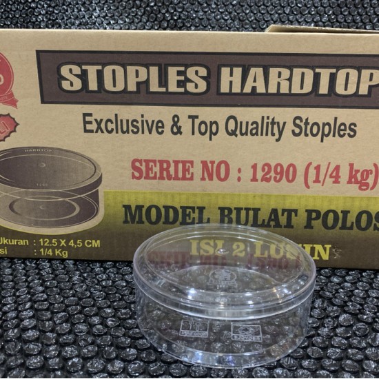 Toples Kue Kering Plastik Hardtop 1290 250 gr