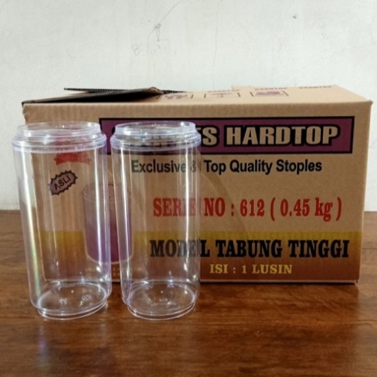Toples Hardtop 612 Tabung Tinggi 450Gr