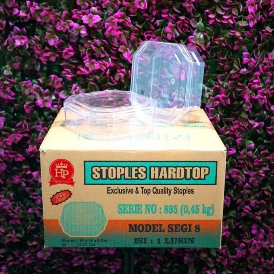 Toples kue Hardtop 895 segi 8 450 gr