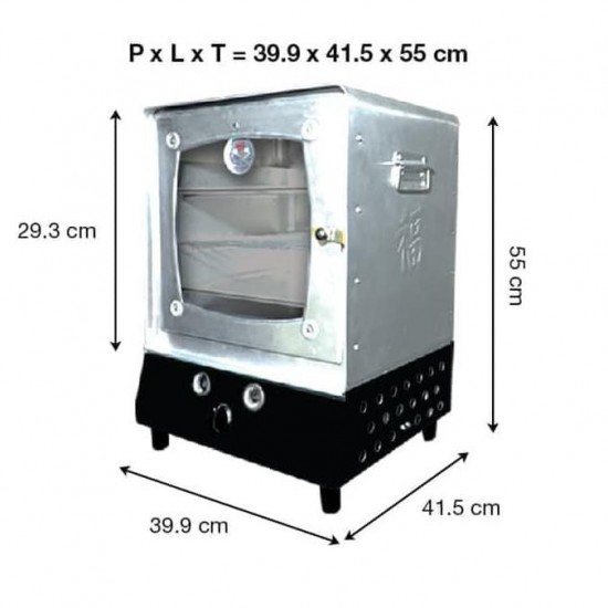 HOCK OVEN GAS PORTABLE - OVEN HOCK HO-GA103