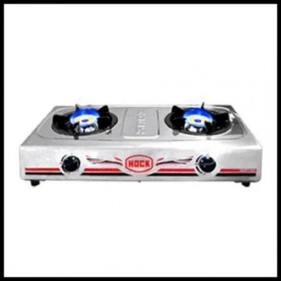Kompor Gas 2 Tungku Stainless Hock Elegant Gold - HP 200EG