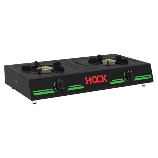HOCK KOMPOR GAS 2 TUNGKU ELEGANT SILVER HP 200EV
