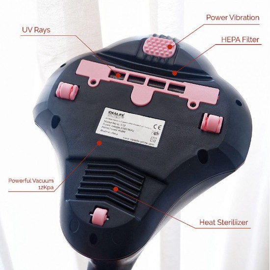Dust UV Mite Vacuum Cleaner (Alat Pembunuh Tungau)  IL-132 IDEALIFE
