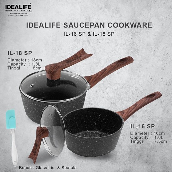 SAUCEPAN IDEALIFE IL-16SP