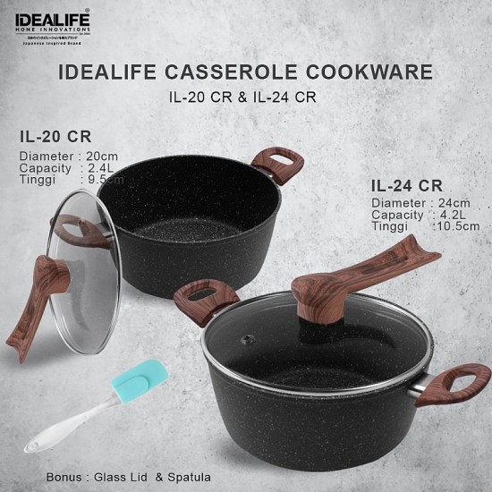 PANCI CASSEROLE IL-20CR IDEALIFE