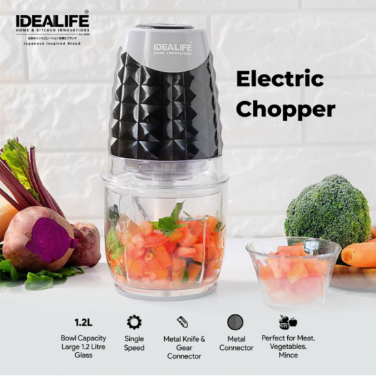 Electric Chopper (0.6LTR) IL-216S IDEALIFE