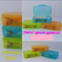 Lunch Box Manggis 2 Sekat 5001 Lemony