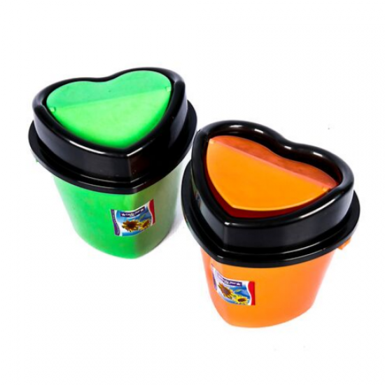 TONG SAMPAH MINI HATI LUCKY STAR