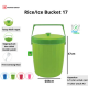 ICE RICE BUCKET TERMOS NASI ES MASPION USA 17 LITER PLASTIK