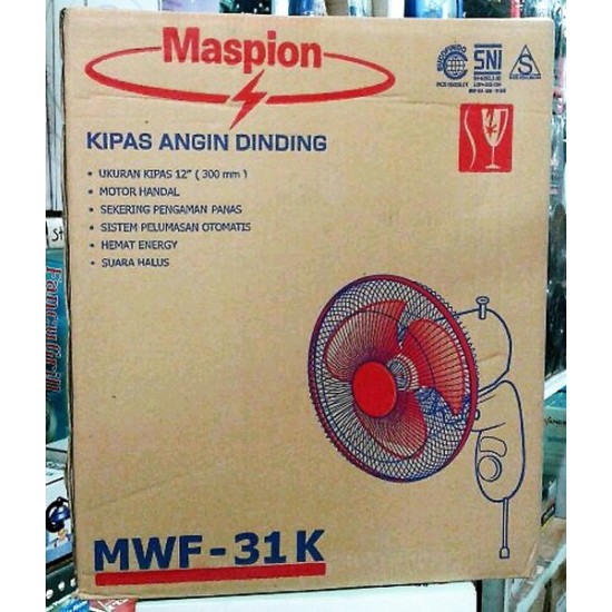 Maspion Kipas Angin Dinding 12 Inch MWF 31K