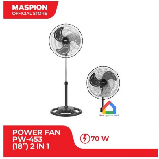 Kipas Angin Power Fan Maspion PW-453 