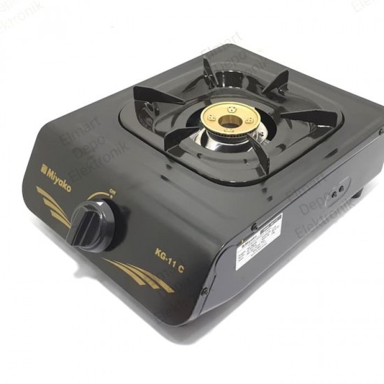 MIYAKO kompor gas 1 tungku MIYAKO KG-11C 