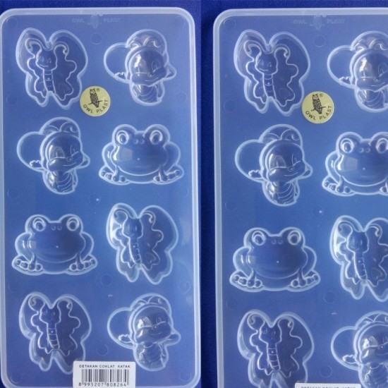 Cetakan Coklat -Puding- Es Batu Berbentuk Katak 8838