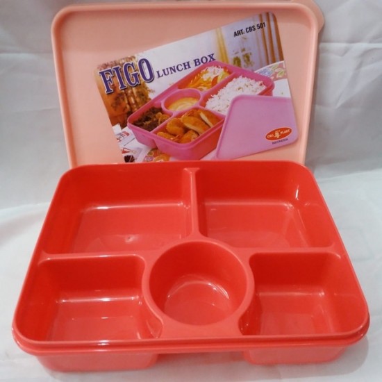 Tempat Makan Sekat Lunch Box Figo - Owl Plast CBS 501