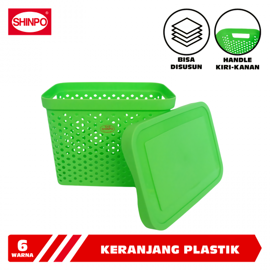 KERANJANG PLASTIK SERBAGUNA 32 X 22 CM