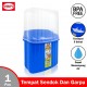 Tempat Sendok Plastik Dengan Tutup 5 Sekat Tahiti SIP 515