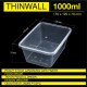 ISI 25 PC Thinwall 1000 Ml Square