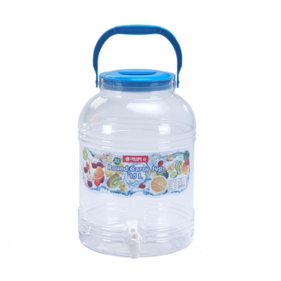 D-47 Round Carry Jug 15 Litres with Tap